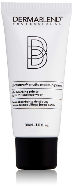 Dermablend Poresaver Matte Primer Face Makeup for Oily Skin Lightweight Pore Minimizing  Blurring Face Primer 24HR Wear 1.0 Fl. Oz.