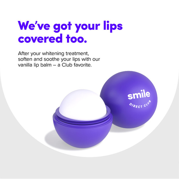 SmileDirectClub Teeth Whitening Kit with Lip Balm  4 Pack 1.4ml Gel Pens  Professional Strength Hydrogen Peroxide