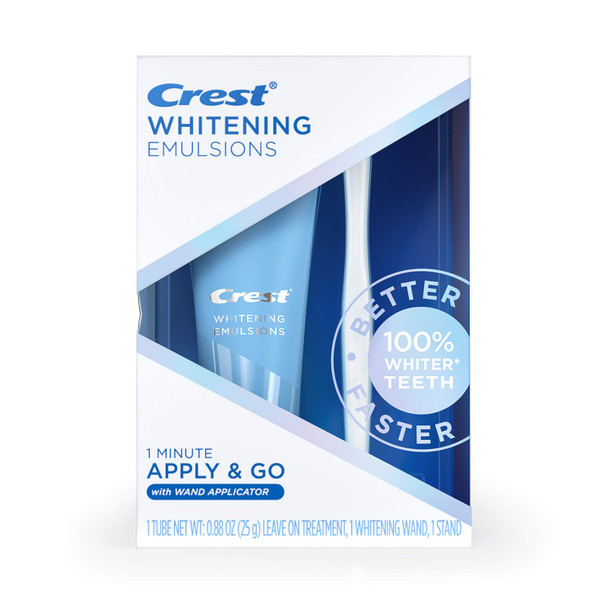Crest Whitening Emulsions Leaveon Teeth Whitening Gel Pen Kit 0.88 Oz 25 G