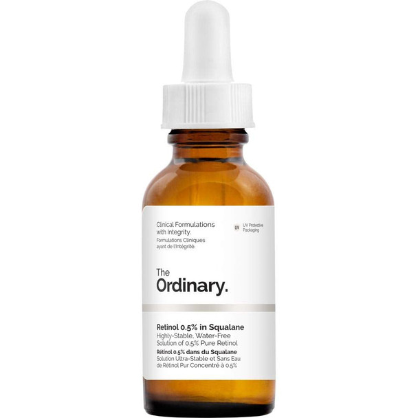 The Ordinary Retinol 0.5% in Squalane - 30ml, reduce the appearances of fine lines