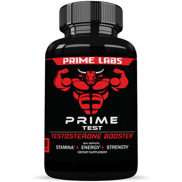 Prime Labs  Mens Test Booster  Natural Stamina Endurance and Strength Booster  60 Caplets