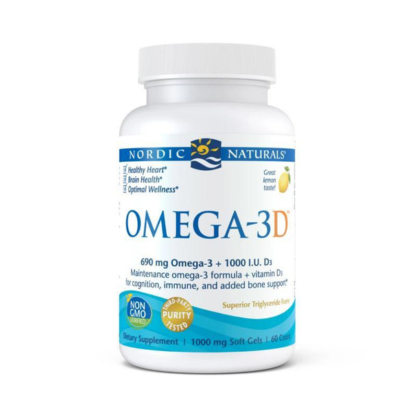 Nordic Naturals Omega 3D 60sg Nordic Naturals Omega 3D 60sg