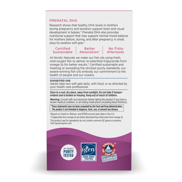 Nordic Naturals Prenatal DHA Unflavored - 90 Soft Gels