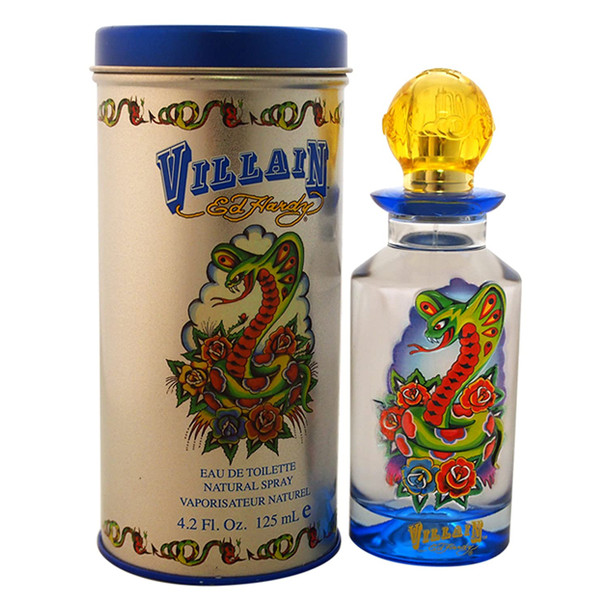 Ed Hardy Villain Eau De Toilette Spray for Men 4.2 Ounce