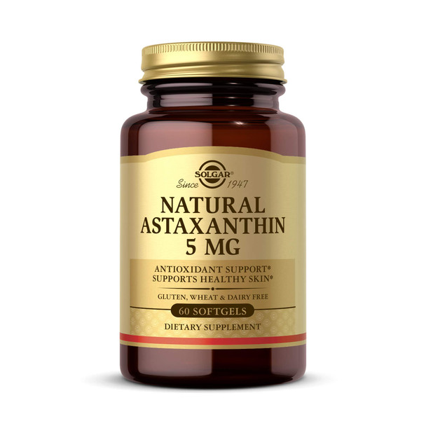 Solgar Natural Astaxanthin 5 mg Softgels - 60 Count