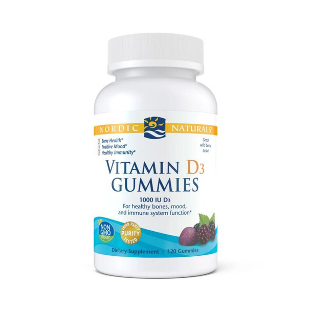 Nordic Naturals Vitamin D3 Gummies 120ct