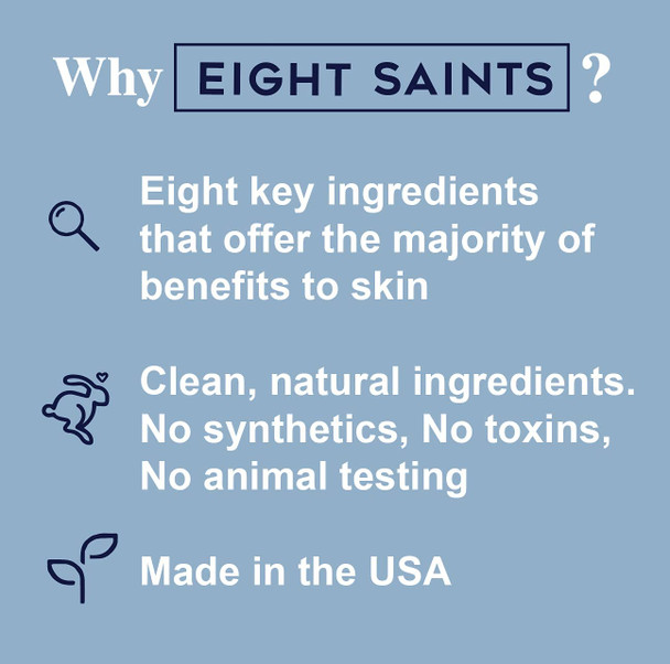 Eight Saints Bright Side Deep Clean Cream Daily Face Wash Natural and Organic Gentle and Effective Daily Facial Cleanser Makeup Remover Nourishing and Hydrating 2 Ounces