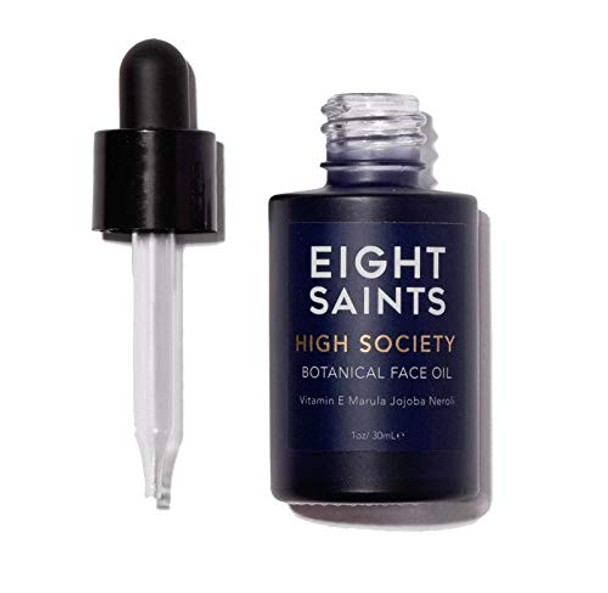 Eight Saints High Society Botanical Face Oil Natural and Organic Anti Aging Facial Oil with Marula Oil Vitamin E and Neroli Oil 1 Ounce