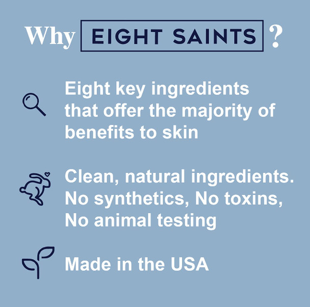 Eight Saints High Society Botanical Face Oil Natural and Organic Anti Aging Facial Oil with Marula Oil Vitamin E and Neroli Oil 1 Ounce