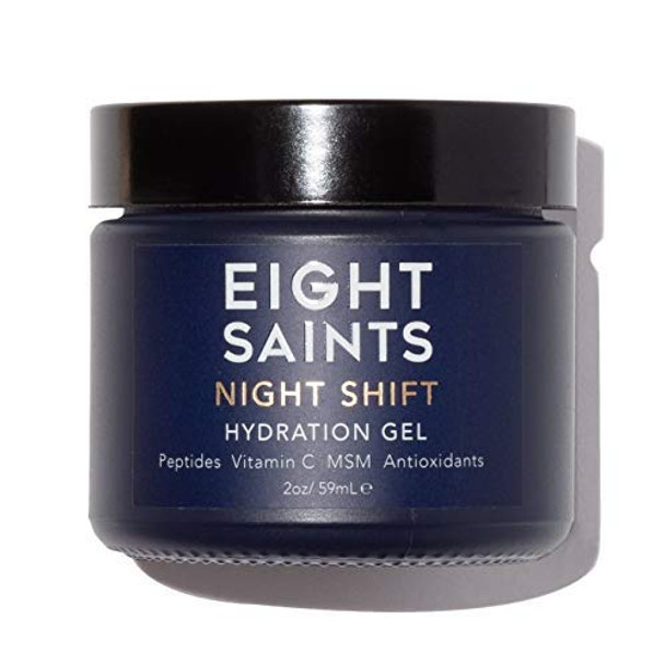 Eight Saints Night Shift AntiAging Cream Face Moisturizer Natural and Organic Anti Wrinkle Night Cream For Face To Reduce Fine Lines and Wrinkles For Face 2 Ounces