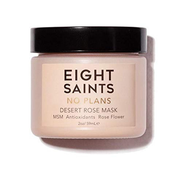 Eight Saints No Plans Clay Face Mask Skin Care Product Natural and Organic Pore Reducing Clay Facial Mask to Remove Blemishes Acne Oil and Impurities 2 Ounces