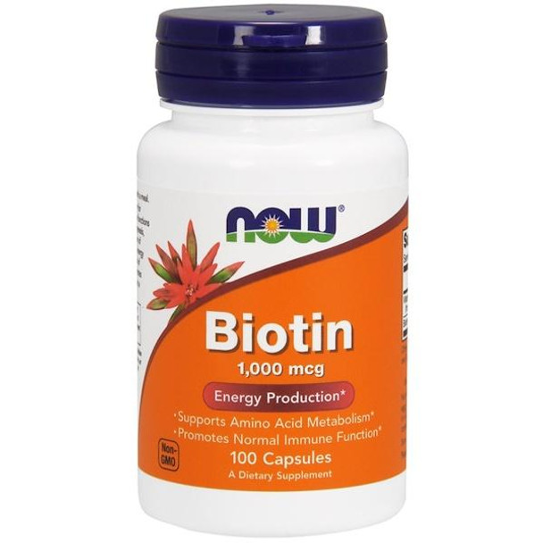 Now Foods Biotin 1,000mcg 100C