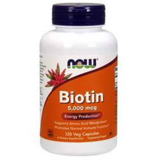 Now Foods Biotin 5,000mcg  60VC