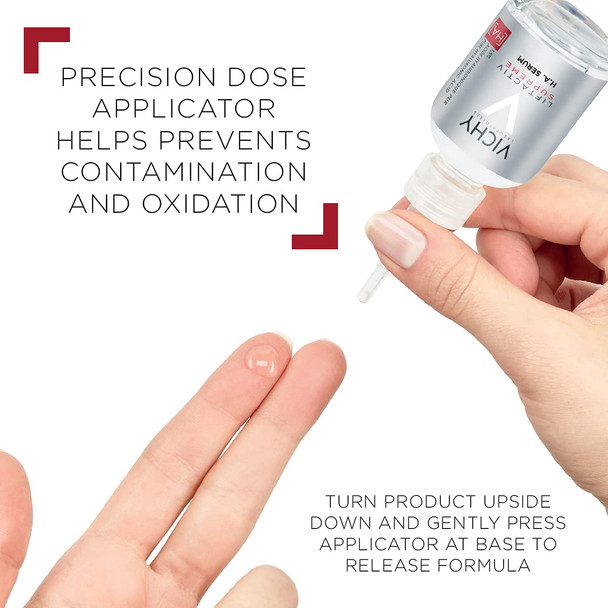 Vichy LiftActiv Supreme Wrinkle Corrector Hyaluronic Acid Serum For Face, Anti-Aging Facial Serum