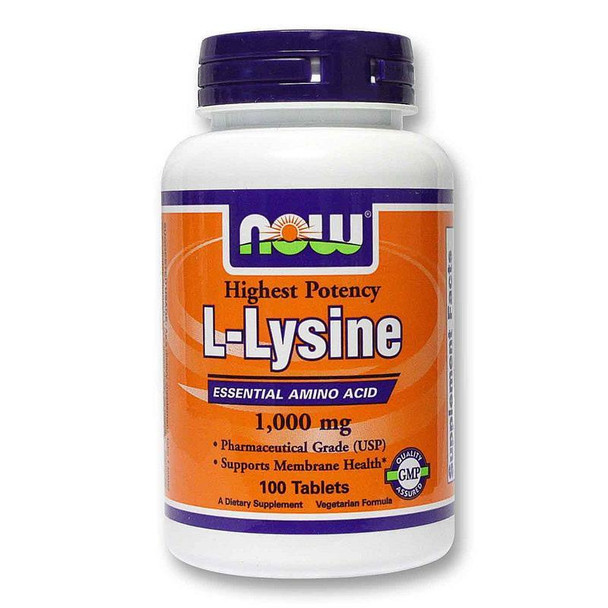 Now Foods L-Lysine 1000mg 100T