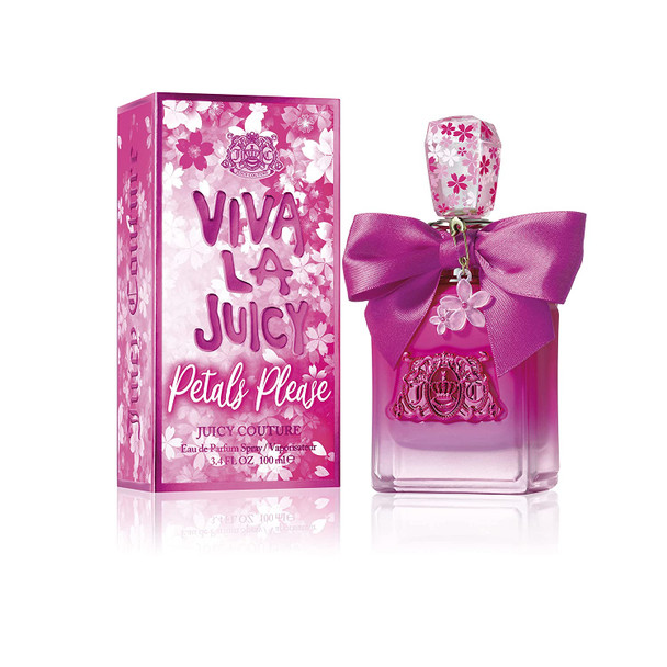 Womens Perfume by Juicy Couture Viva La Juicy Petals Please Eau De Parfum EDP Spray 3.4 Fl Oz