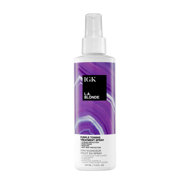 IGK LA BLONDE Purple Toning Treatment Spray 7 Fl Oz