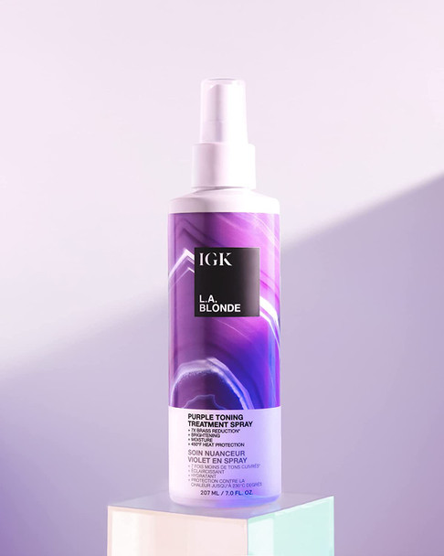 IGK LA BLONDE Purple Toning Treatment Spray 7 Fl Oz