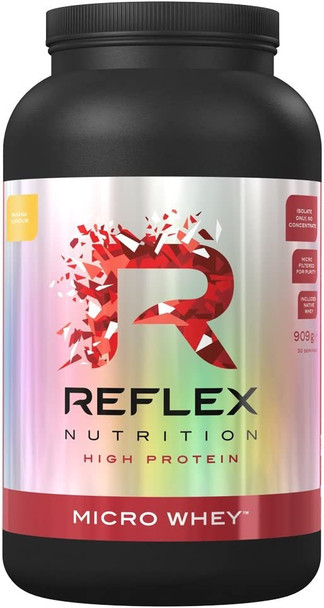 Reflex Nutrition Micro Whey  909g Tub  Banana