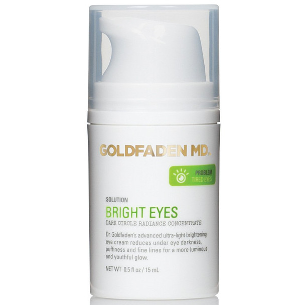 Bright Eyes Dark Circle Concentrate Brightening Eye Cream w/ Soy Peptide Rice Bran Extract  Arnica  May Reduce Under Eye Darkness Puffiness  Fine Lines for a More Youthful Glow 0.5 fl. oz.