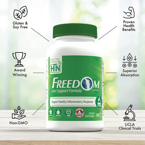 Health Thru Nutrition Freedom Complex Joint Support Softgels Pack of 60