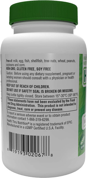 Health Thru Nutrition Biotin Vegecaps 10000mcg Pack of 100