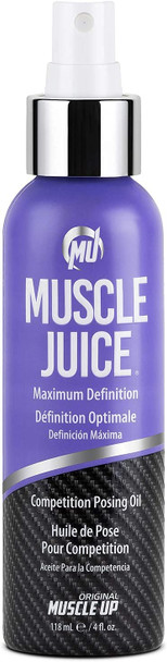 Pro Tan Muscle Juice Maximum Definition Posing Oil Stage Oil Fitness Event Modeling Photoshoot 4 oz.