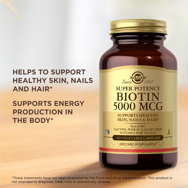Solgar Biotin 5000mcg 100vc