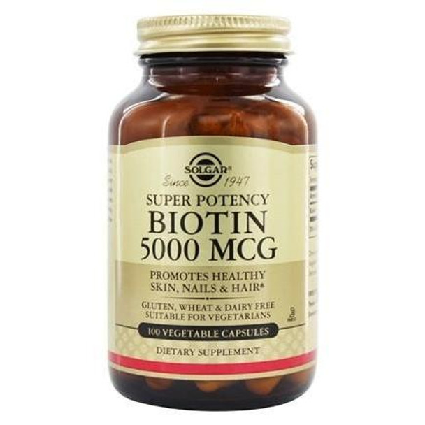 Solgar Biotin 5000mcg 100vc