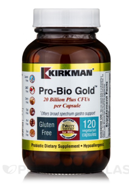 Kirkman Pro-Bio Gold - 120 Vegetarian Capsules