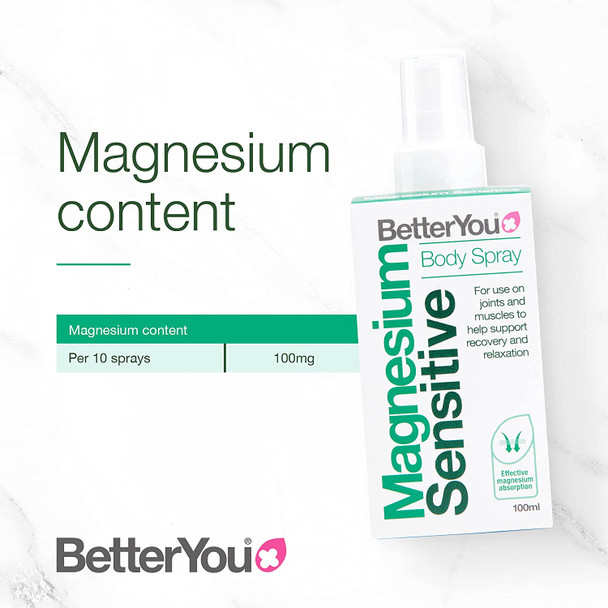 Better You Magnesium Oil Sensitive 100ml Better You Magnesium Oil Sensitive 100ml