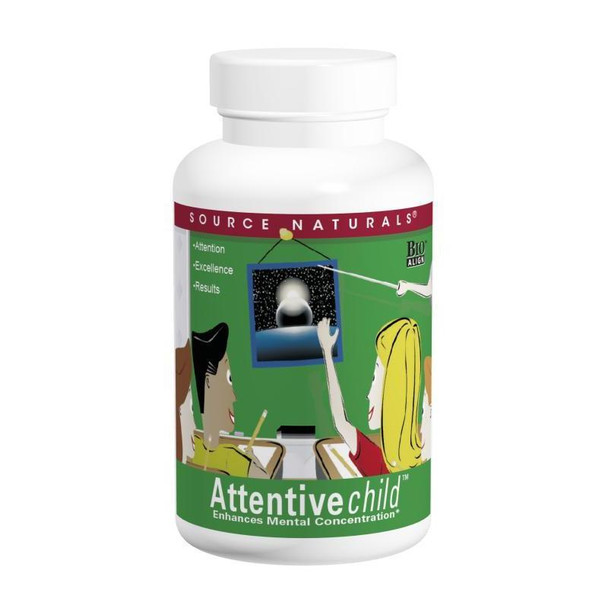 Source Naturals Attentive Child 60 Wafers