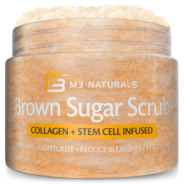 M3 Naturals Brown Sugar Body Scrub with Superfood Body Scrub Bundle