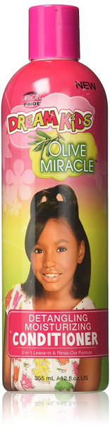 African Pride Olive Miracle Dream Kids Conditioner , 12 Ounce