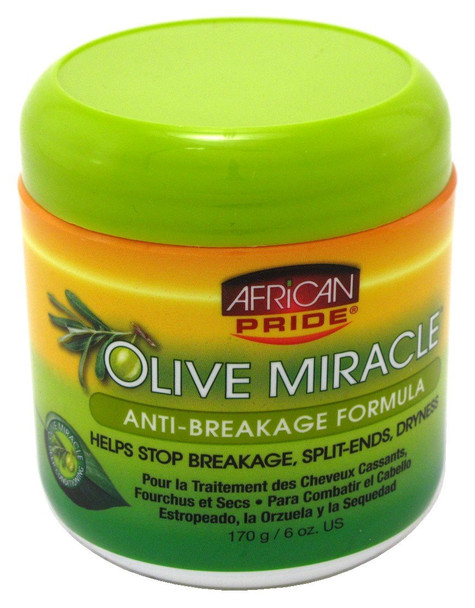African Pride Olive Miracle Anti-Breakage Formula (3 Pack)