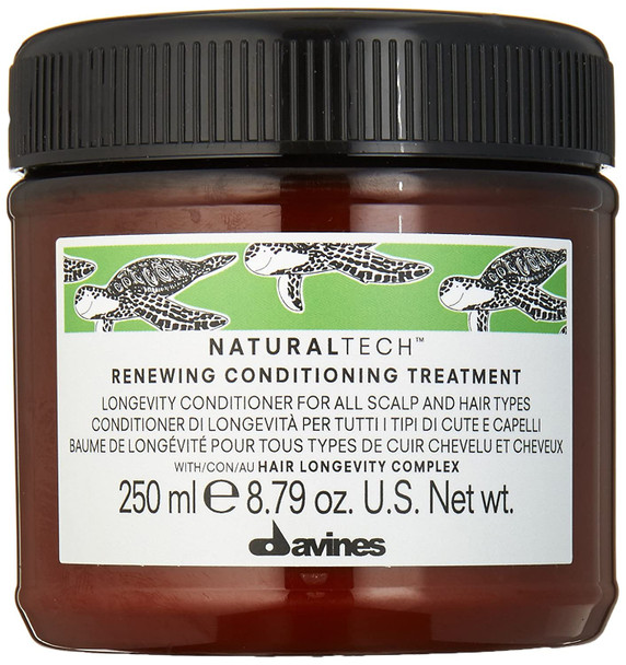 Davines Naturaltech RENEWING Conditioner, Gentle Nourishing And Moisturizing Action To Promote The Wellbeing Of The Scalp, 8.79 fl. oz.