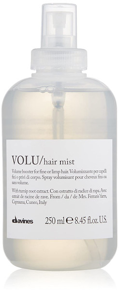 Davines Volu Hair Mist, Leave-On Primer To Add Volume To Limp Hair, Add Weightless Softness and Shine, 8.45 fl. oz.