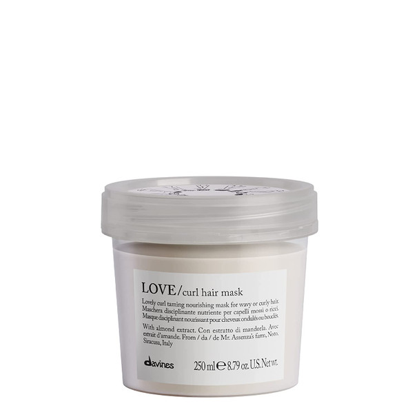 Davines LOVE Curl Mask | For Nourished and Workable Curls | Hydrate and Soften