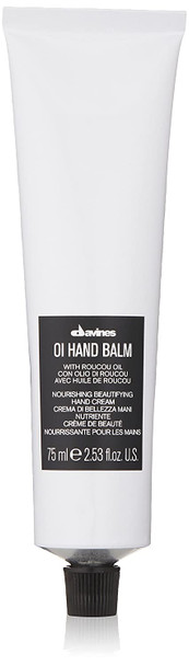 Davines OI Hand Balm, Antioxidant-Rich Nourishment, For All Skin Types, Long-Lasting Hydration, 2.53 Fl. Oz.