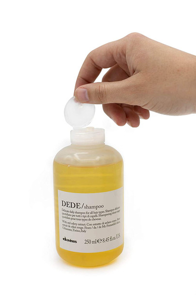 Davines DEDE Shampoo, Delicate Daily Cleansing for All Hair Types, Balance and Add Shine