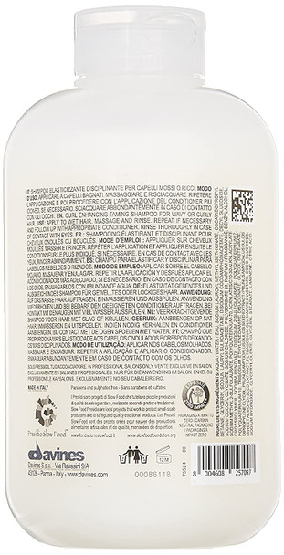 Davines LOVE Curl Shampoo | Wavy & Curly Hair Shampoo | Smooth and Moisturize Curls with Almond Extract