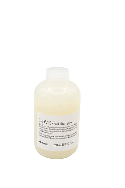 Davines LOVE Curl Shampoo | Wavy & Curly Hair Shampoo | Smooth and Moisturize Curls with Almond Extract