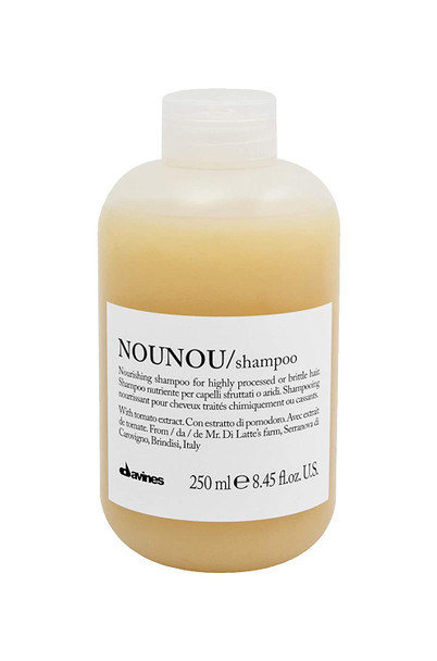 Davines NOUNOU Shampoo, Hydrating Deep Shampoo for Bleached, Permed, Relaxed, Damaged Hair Or Very Dry Hair, Replenishes Chemically Processed Hair
