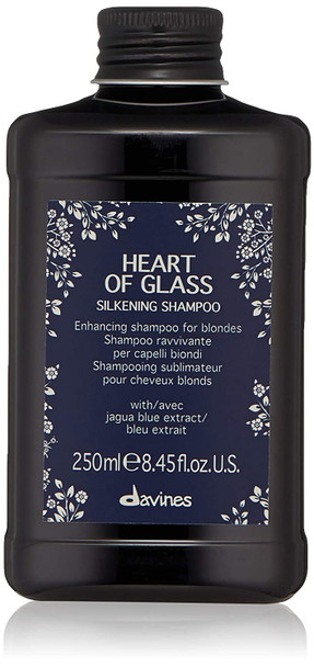 Davines Heart of Glass Silkening Shampoo for Blonde Care, Nourshing Protection for Natural Or Cosmetically Treated Hair