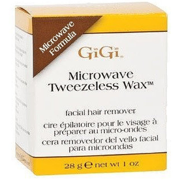 GiGi Microwave Tweezeless Wax, 1 Ounce (Pack of 4)