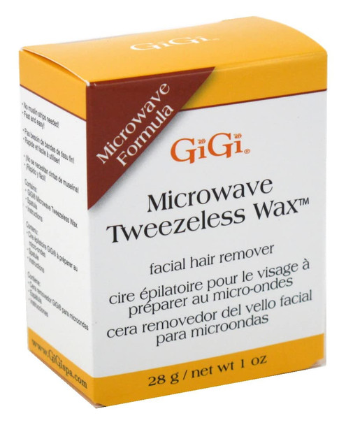 Gigi Microwave Tweezeless Wax 1 Ounce (Pack of 6)