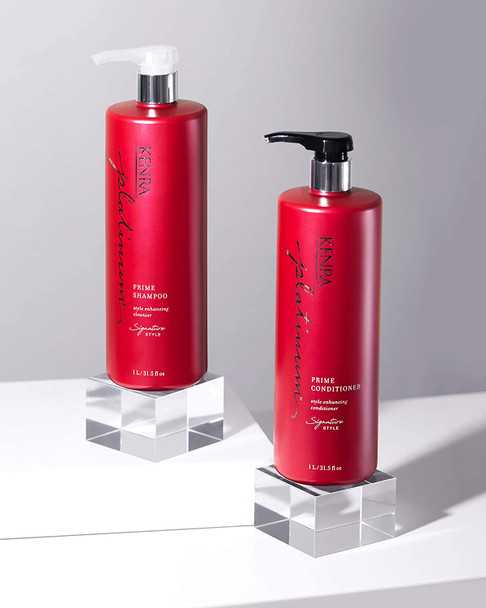 Kenra Platinum Prime Shampoo/Conditioner | Style Enhancing | All Hair Types