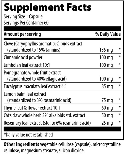 Bacterial Defense Immune Support Vibrant Health 60 VCaps