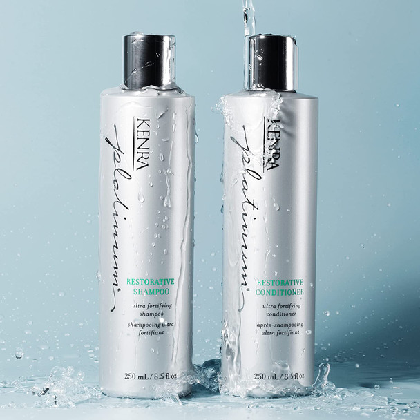 Kenra Platinum Restorative Shampoo/Conditioner | Ultra Fortifying | All Hair Types