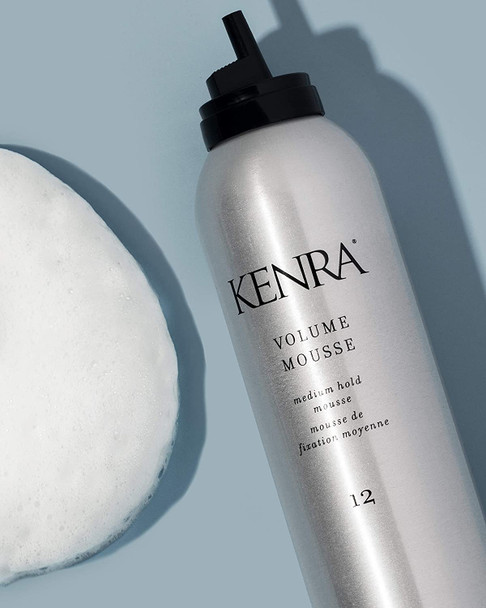 Kenra Volume Mousse 12 | Medium Hold Mousse | Non-Drying, Non-Flaking Lightweight Formulation |Styling Control Without Stiffness Or Stickiness | Tames Frizz & Conditions | All Hair Types | 8 oz